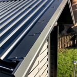 Dachblech Trapezblech | 6x Dachplatten + Fassadenschrauben Anthrazit | 5,6m² Set | Stahlblech 0.4mm | 1200x776mm | Dachdeckerqualität  